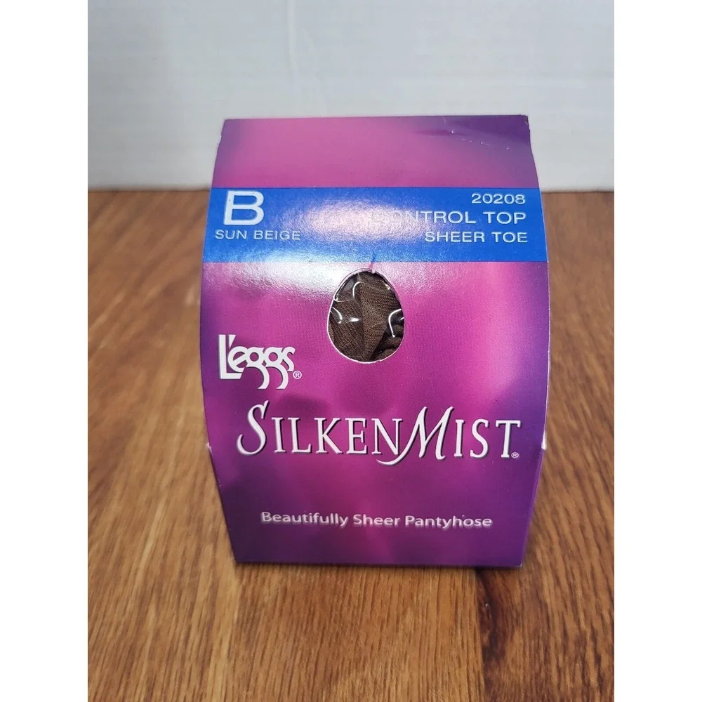 L'eggs Silken Mist Control Top Pantyhose, Sun Beige, Size B